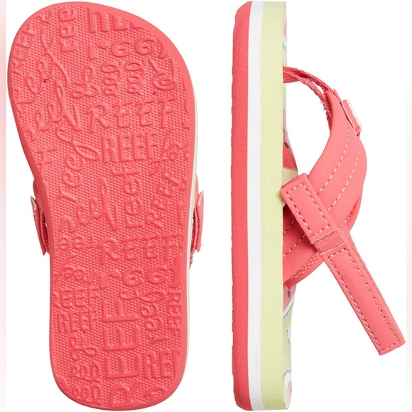 Reef Kids Ahi Watermelon Girls Toddler Sandals size 3 / size 4 - Picture 4 of 7